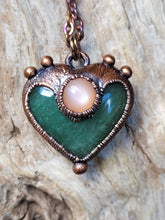 Carica l'immagine nel visualizzatore di Gallery, Love Avventurina e Adularia pesca