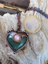 Carica l'immagine nel visualizzatore di Gallery, Love Avventurina e Adularia pesca