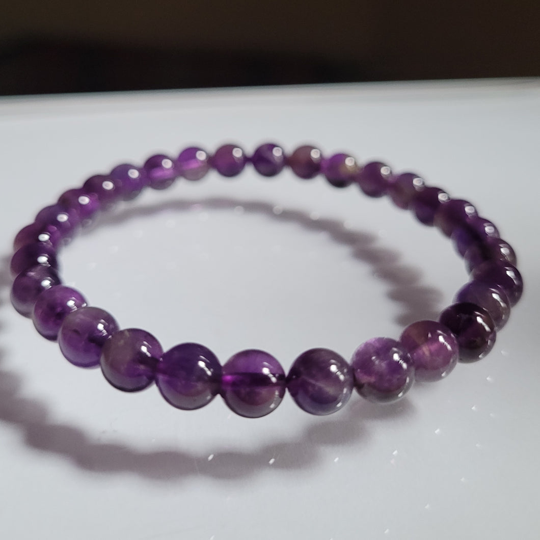 Bracciale elastico perle 6 mm