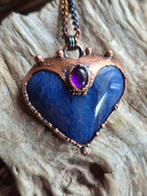 Carica l&#39;immagine nel visualizzatore di Gallery, Love Dumortierite e Ametista
